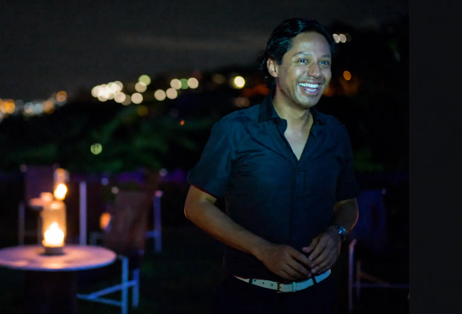Alejandro Betancourt smiling